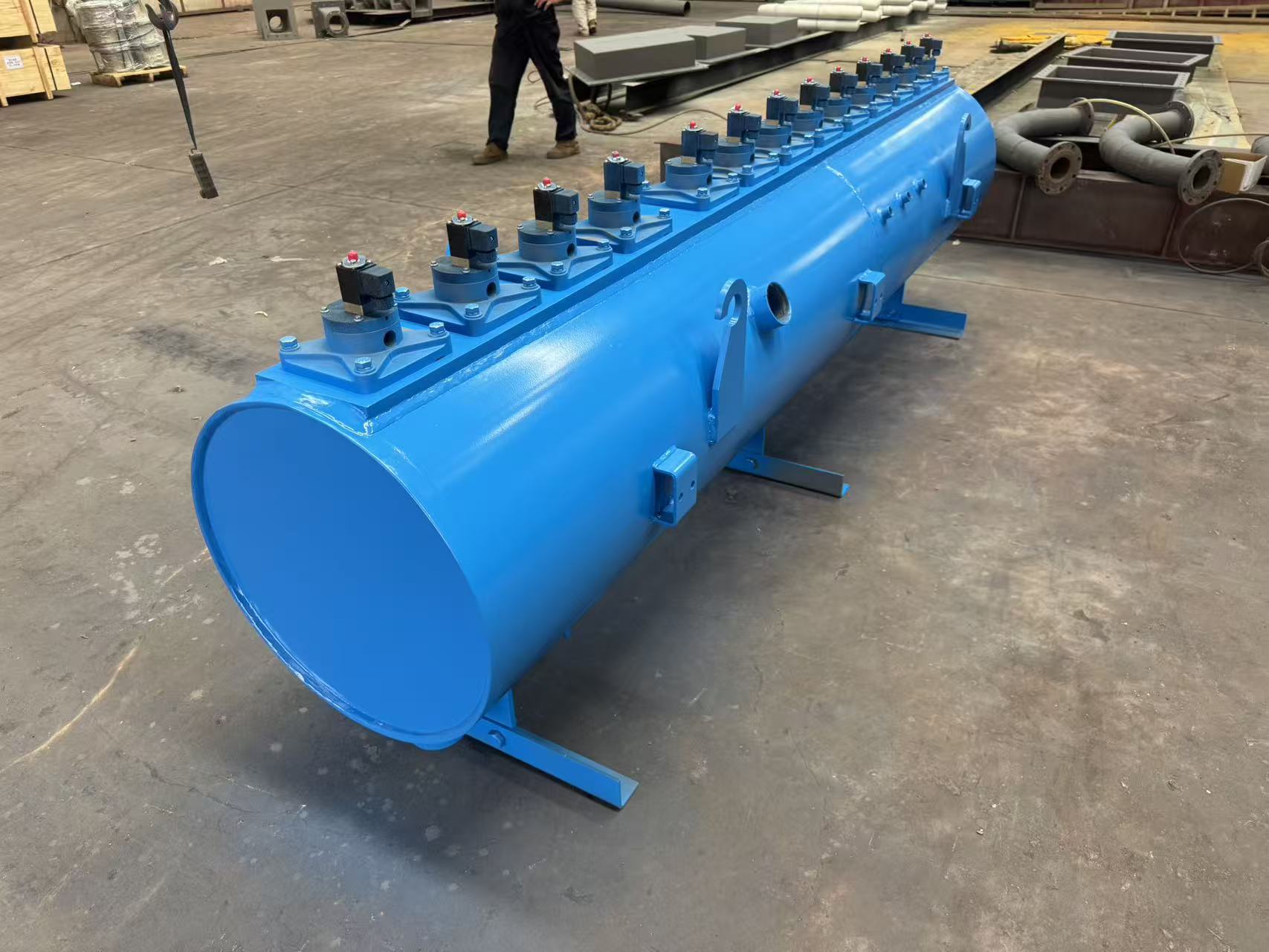 Dostosowany zbiornik powietrza do zaworu impulsowego Alstom Optipow 135